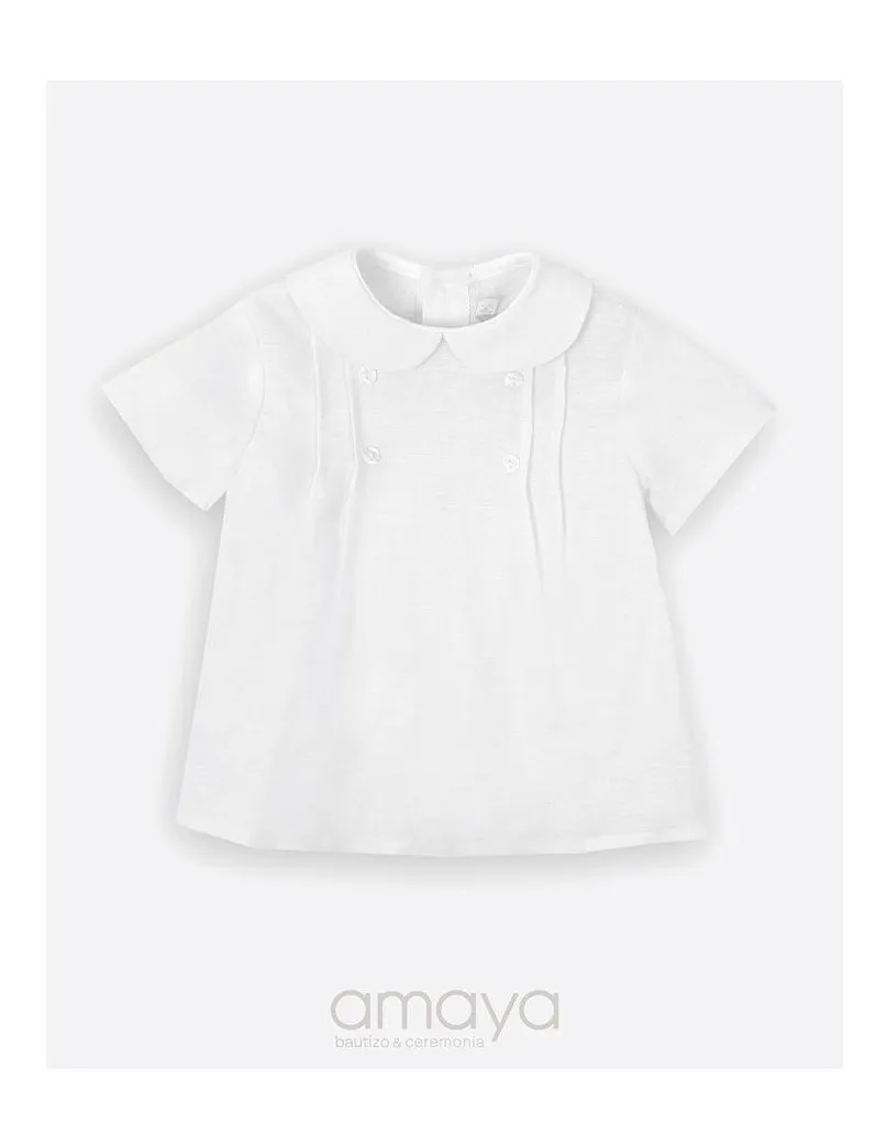 CAMISA BB JARETAS DE LINO