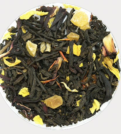 Chá Vermelho Pu-Erh Papaya, Piña