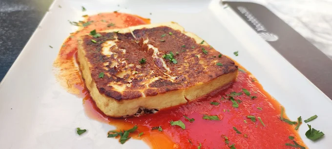 Graskäse auf Eisen