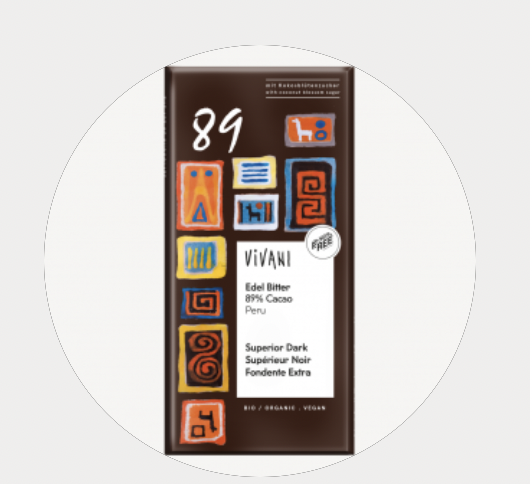 Chocolate Negro Ecológico 89% Vivani