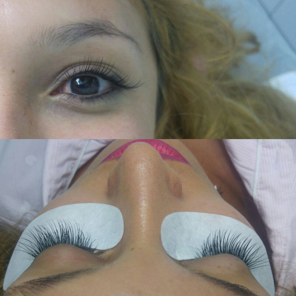 Tab extensions with volume up to 4D and up to 800 hairs per eye